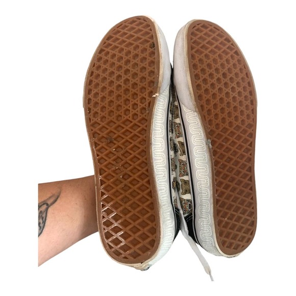 Vans Old Skool Low Top Jaguars Animal Print Black Suede Canvas  Wmns 8.5/ Mens 7 - Picture 5 of 6